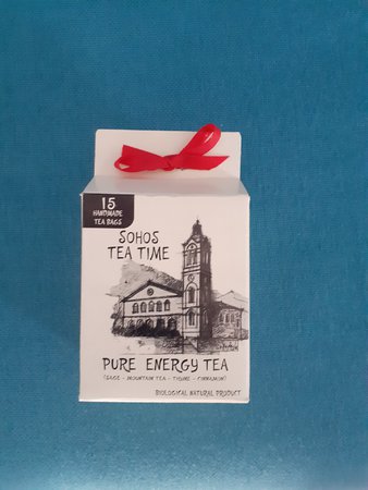 Energy tea (herbal mixture) in boxes of 30g with 15 submerged portions of tea