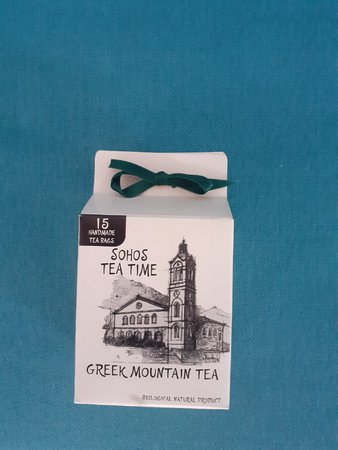 Mount Olympus and Parnassos tea 30g box with 15 handmade submersible portions