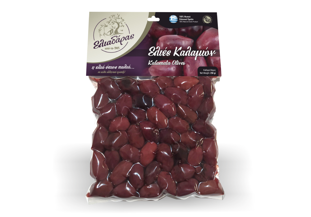Kalamon Olives in Vacuum bag, net weight 250g