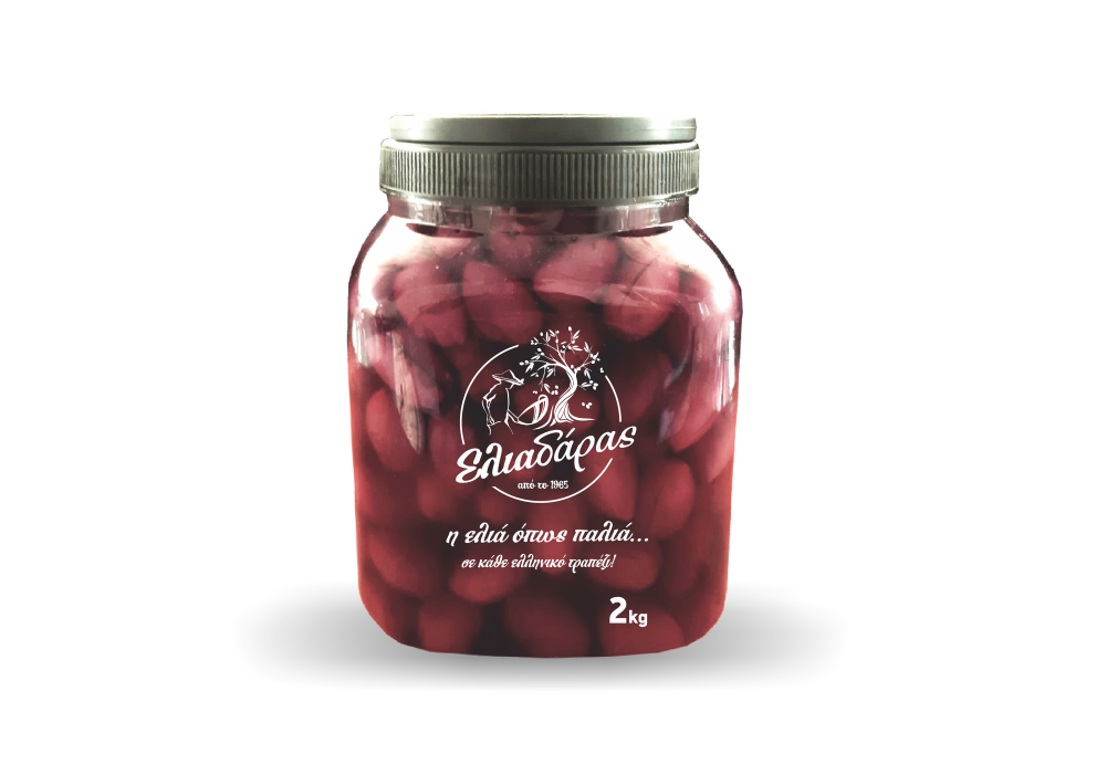 Kalamon Olives PET Container net weight 2kg