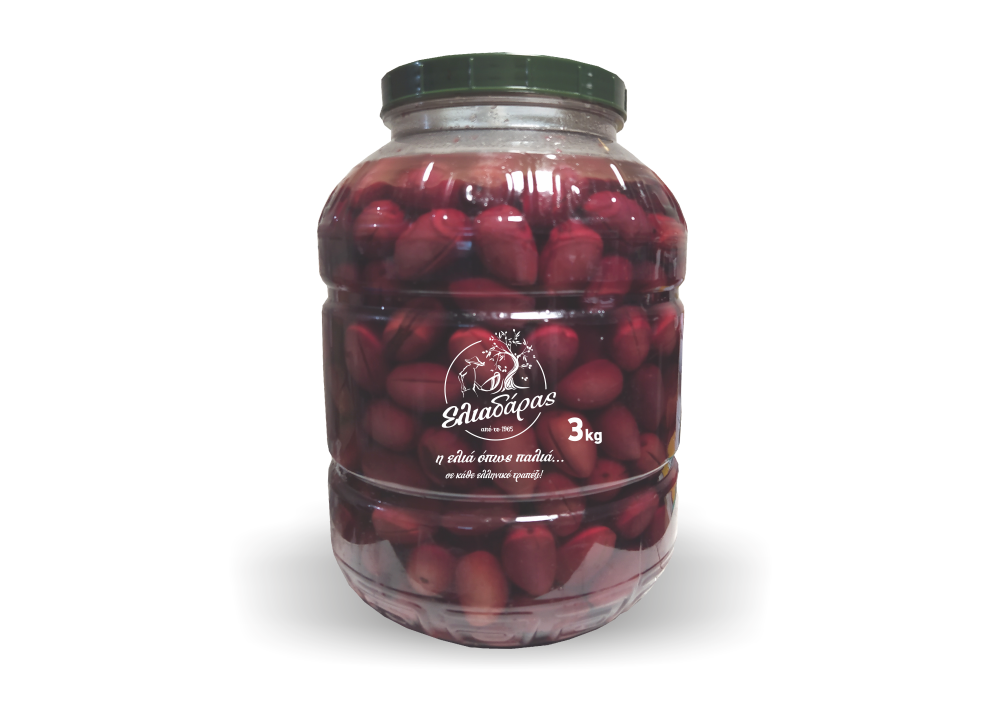 Kalamon Olives PET Container net weight 3kg