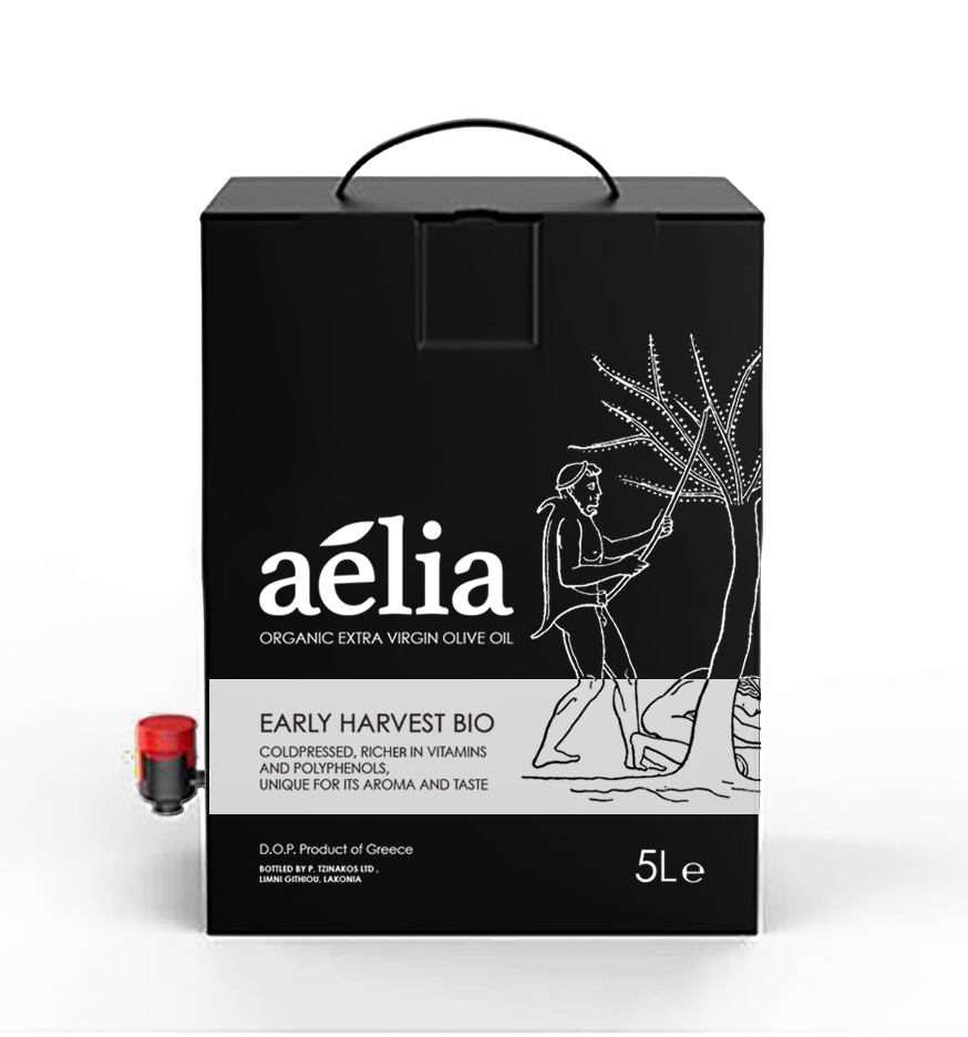 Aelia High Phenolic Extra Virgin Olive Oil 5lt 2020-2021