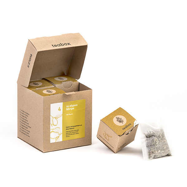 THE YELLOW TREE # 4 LEMON TEA (8 individual teas in cans)