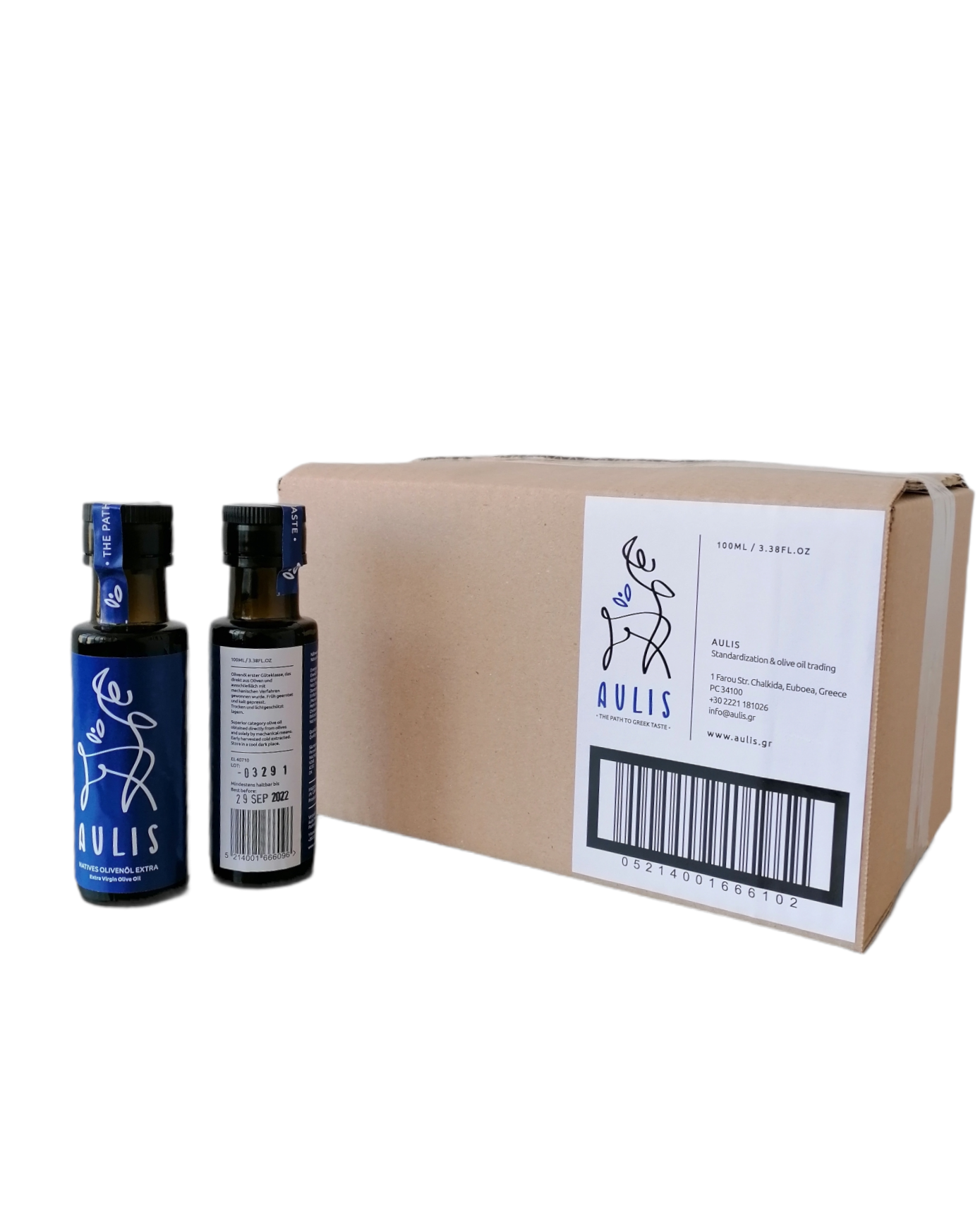 ''100ml Aulis Premium Extra Virgin Olive Oil - 24pcs''
