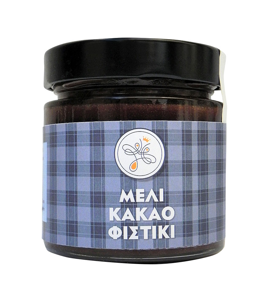Honey spread with peanut butter and cocoa 250gr