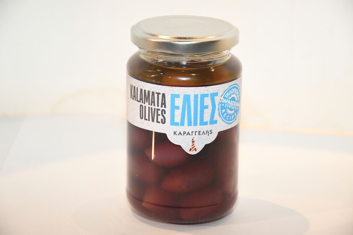 Kalamon Olives in glass packaging 370mL (each olive weight 200g)