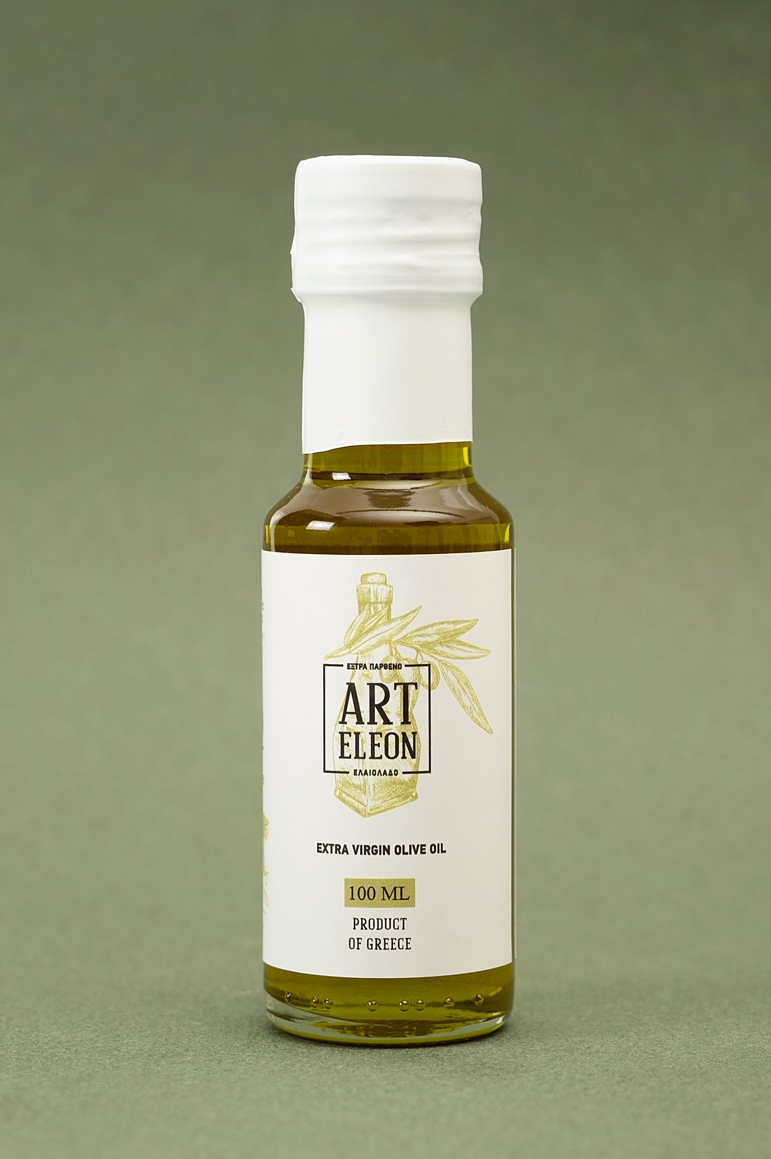 EVOO 100ml Glass Container Greece