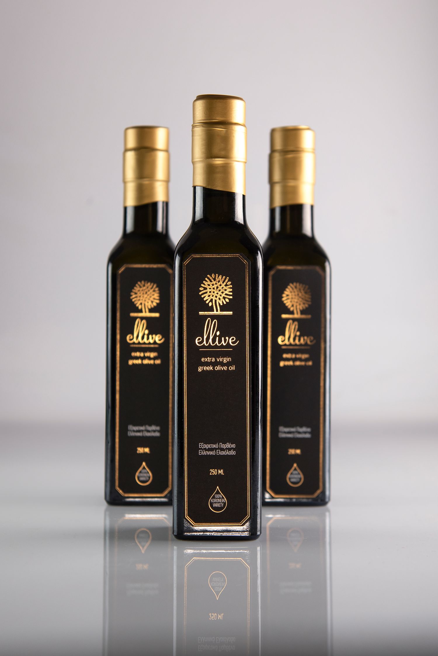 EVOO 250ml Glass Container Greece