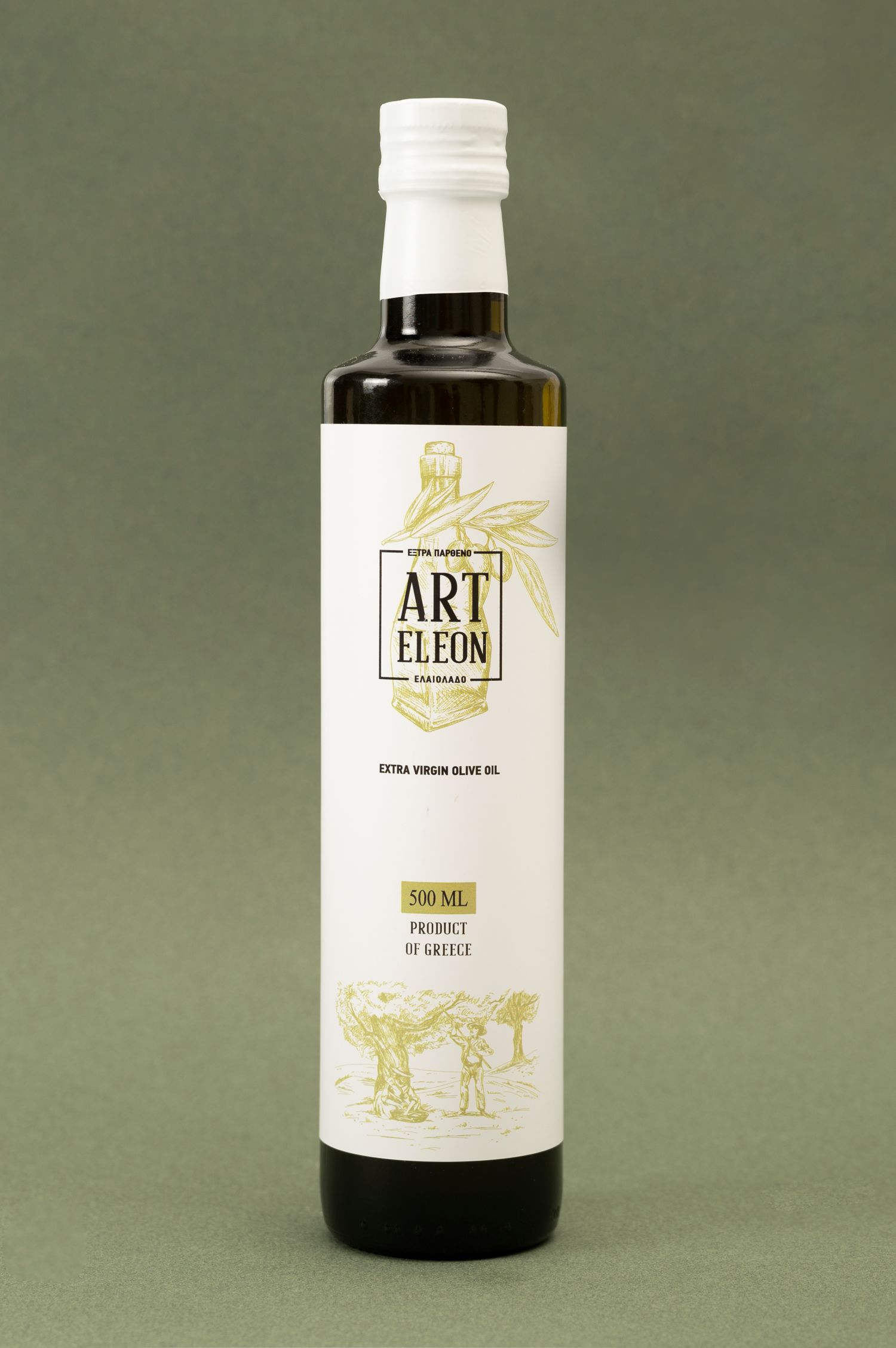 EVOO 500ml Glass Container Greece