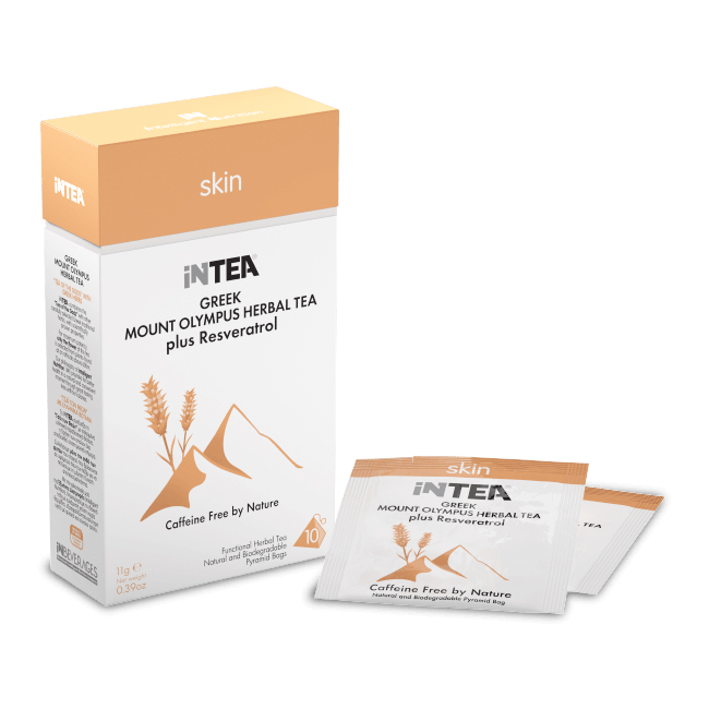 iNTEA ‘Skin’ Mount Olympus Herbal Tea | pyramid teabags