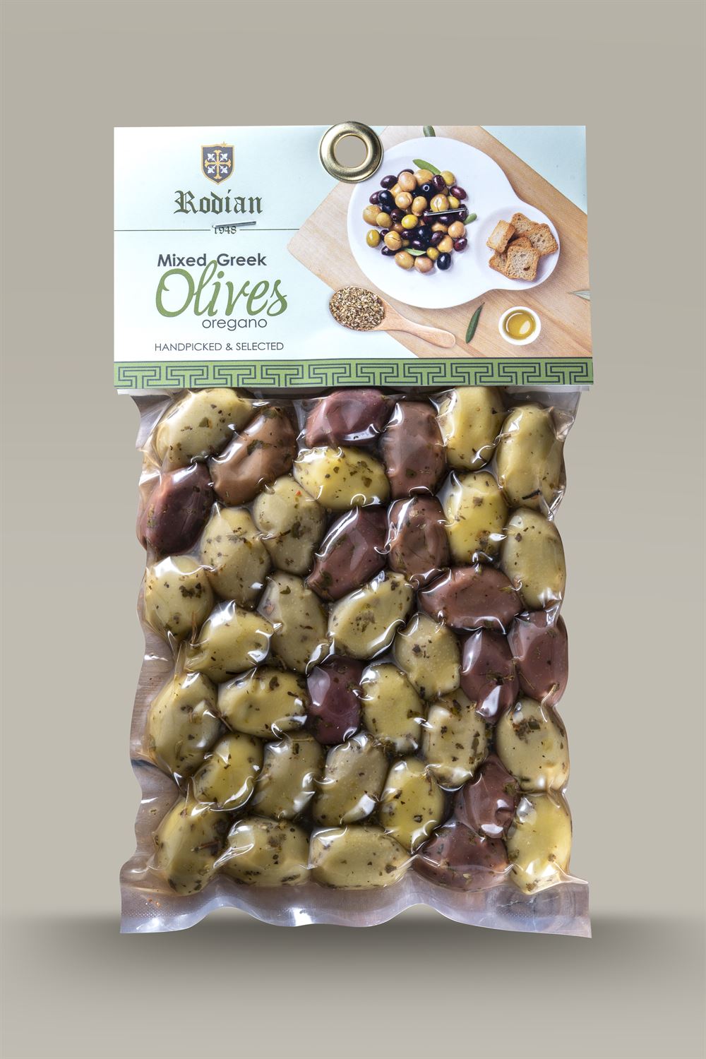 Mixed olives with oregano 150g - Vacuum