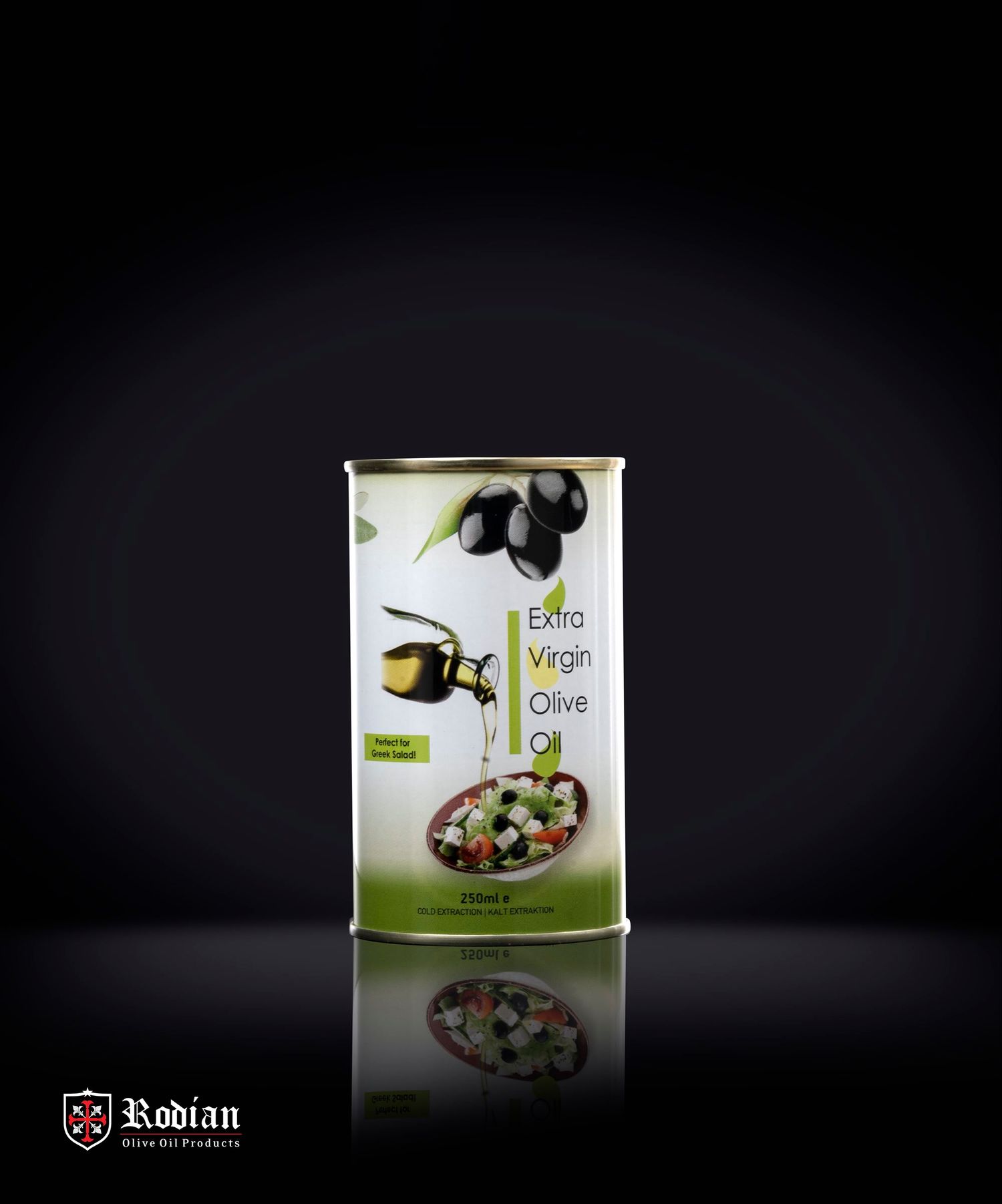 Extra Virgin Olive Oil 250ml - METAL TIN Packaging