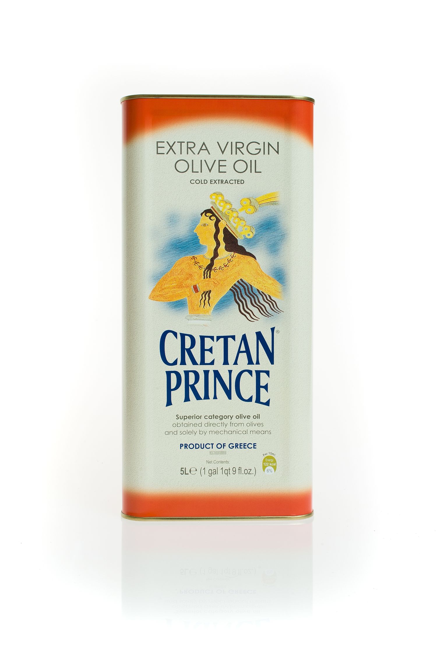 Extra virgin olive oil CRETAN PRINCE 4X5LIT