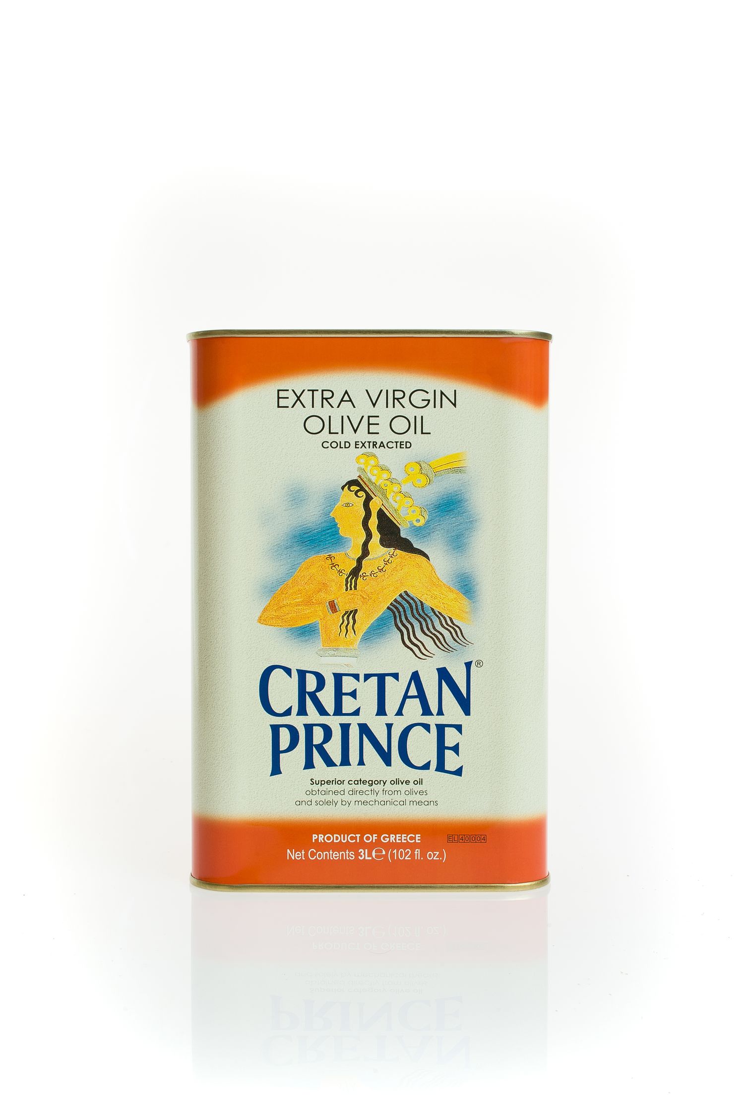 Extra Virgin Οlive Οil TIN Cretan Prince 4X3LIT