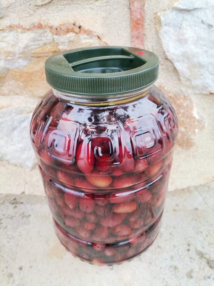 Organic Kalamon Olives 220-240 1 kg