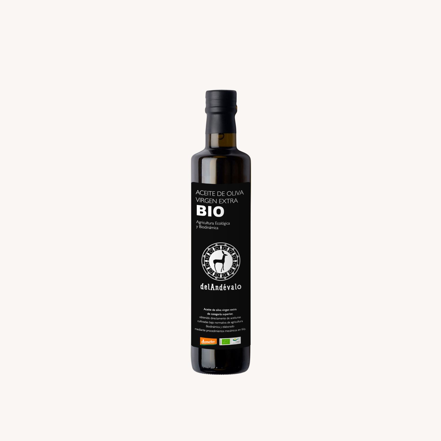 Organic Extra Virgin Olive Oil - 500 ml Bottle
