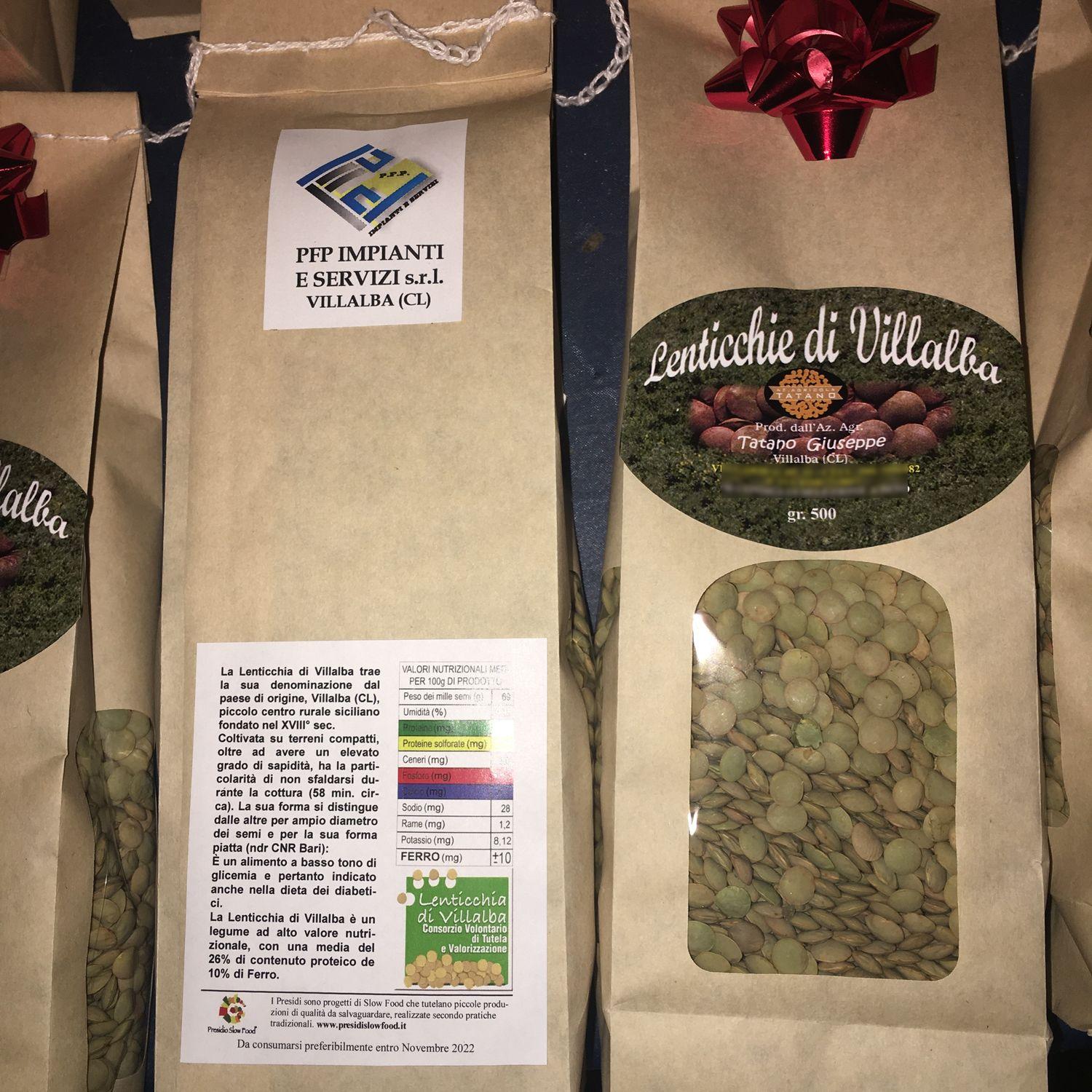 "VILLALBA LENTIL (Slow Food Presidium) 500g - (Presidium Slow Food)