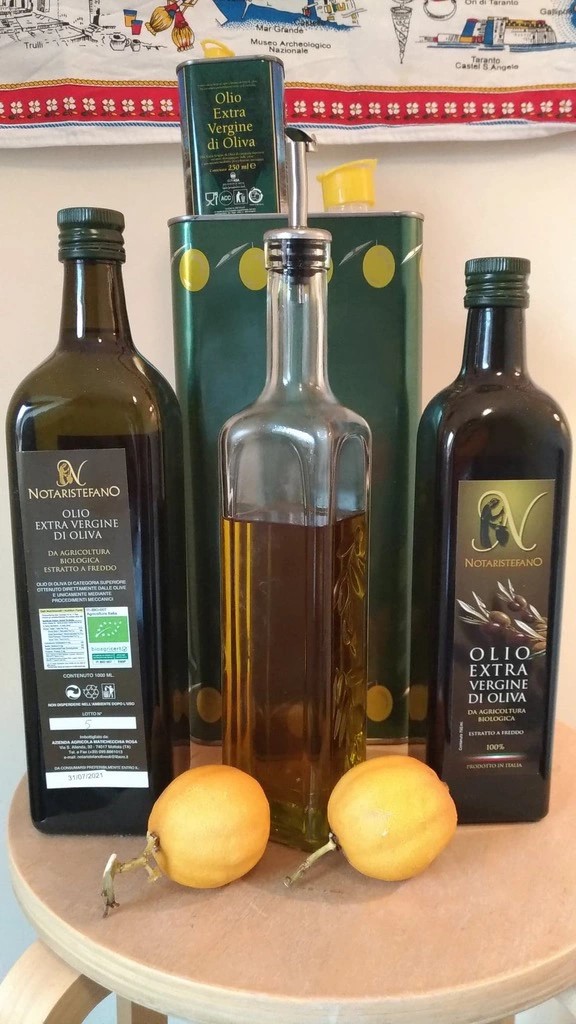 Extra Virgin Olive Oil - Organic - 1L Glass Bottle