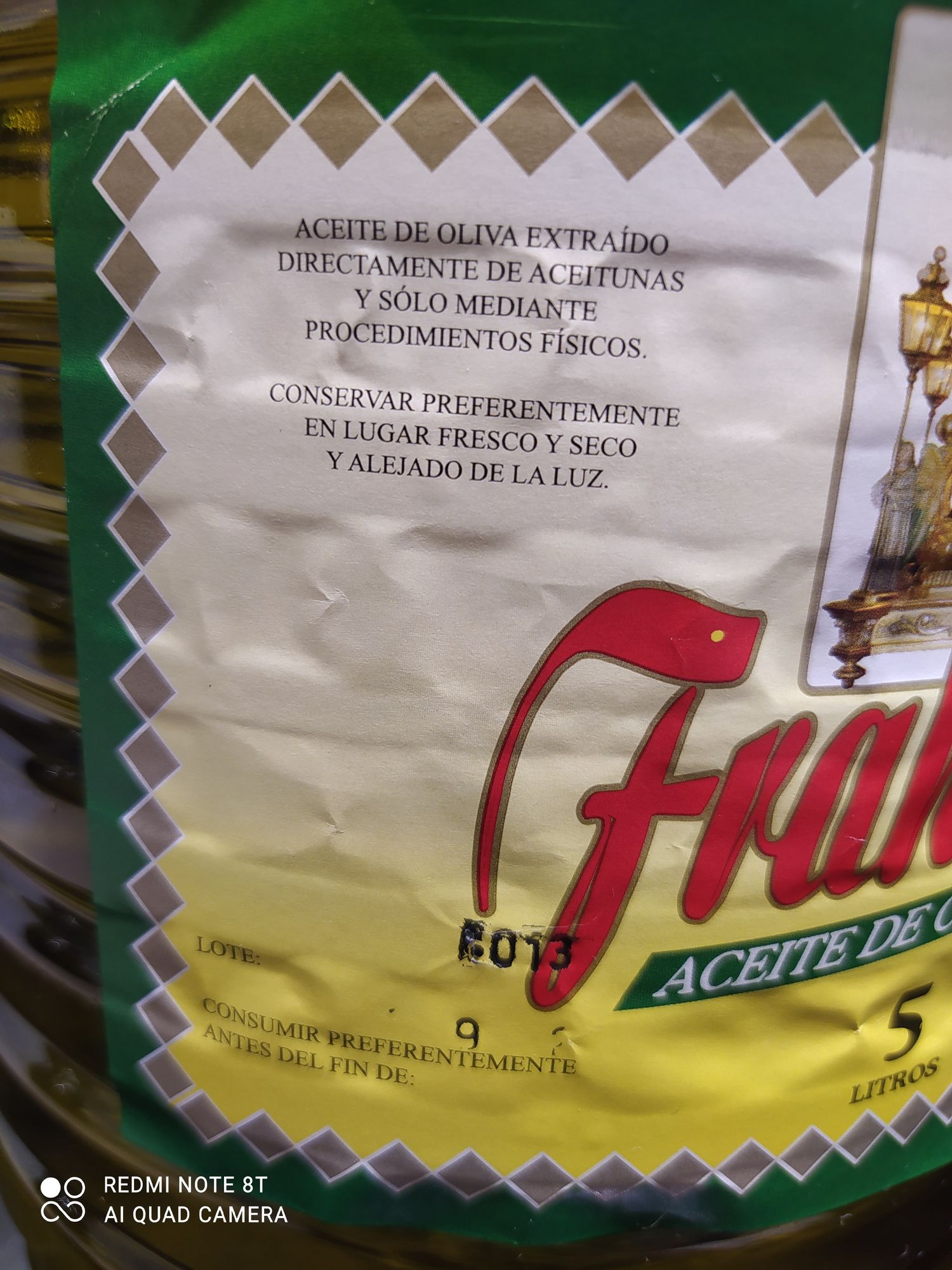 Virgin olive oil 5L