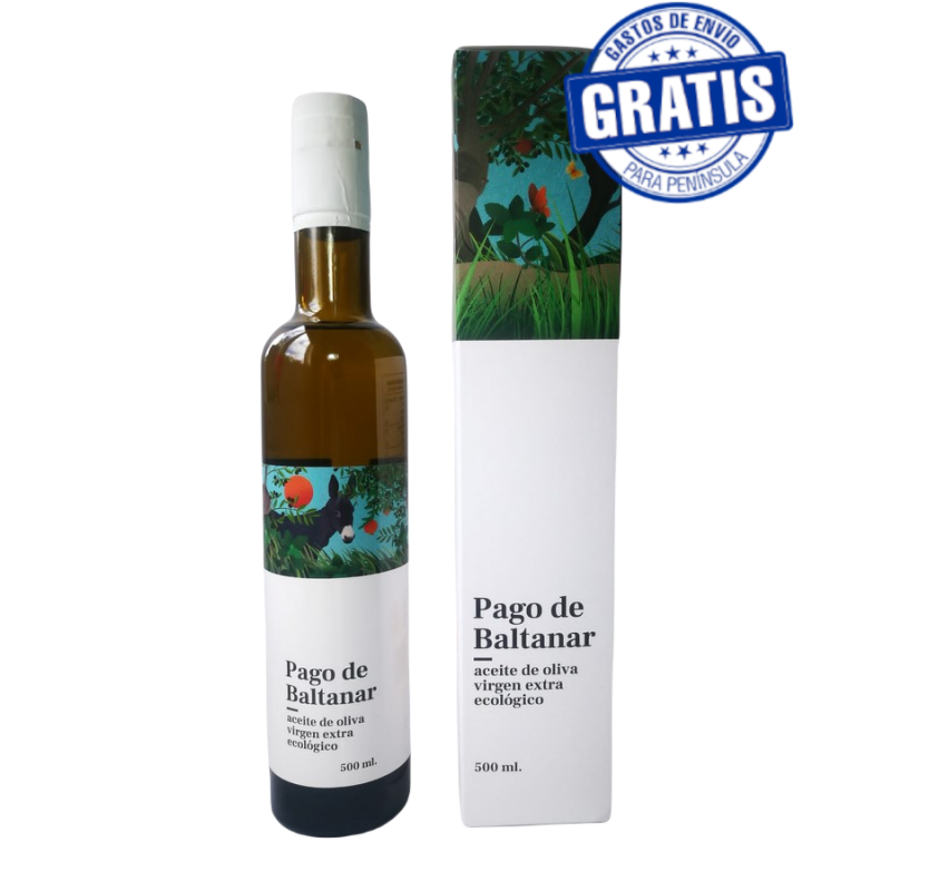 EVOO PAGO DE BALTANAR. CAJA DE 4 X 500 ML.