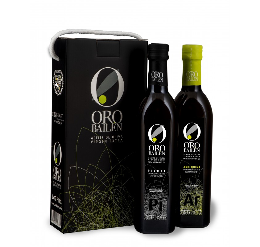 GIFT BOX ORO BAILÉN. 2 BOTTLES 500 ML.