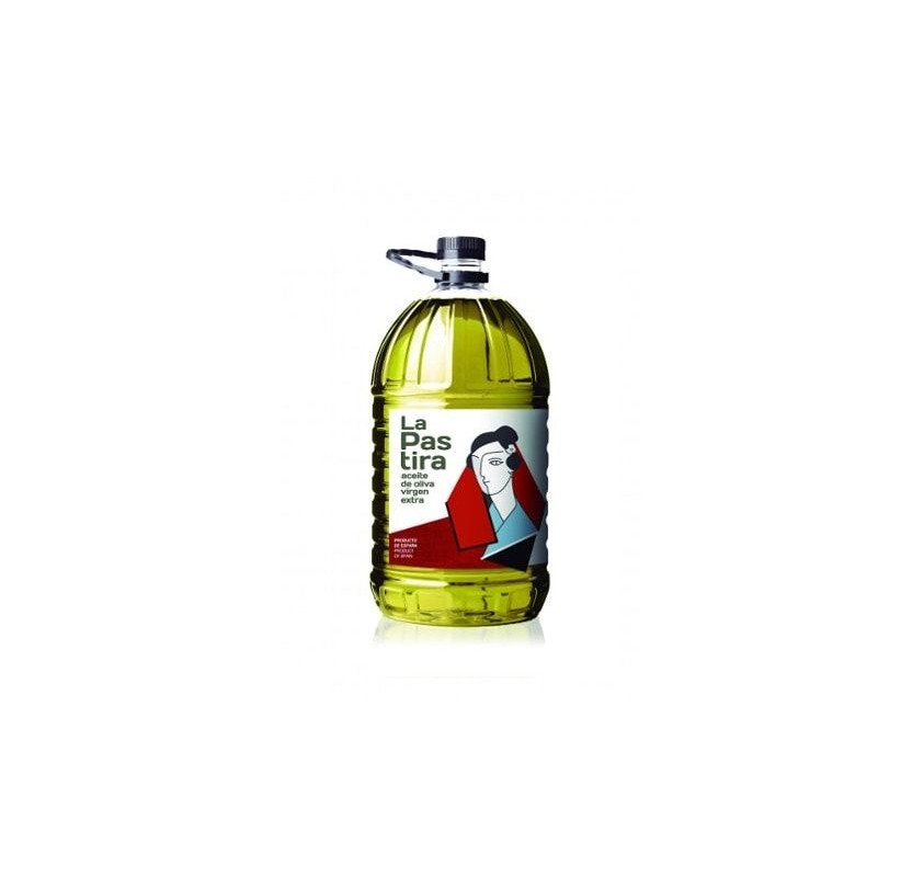 LA PASTIRA. EXTRA VIRGIN OLIVE OIL. PICUAL. 3X5 LITERS.
