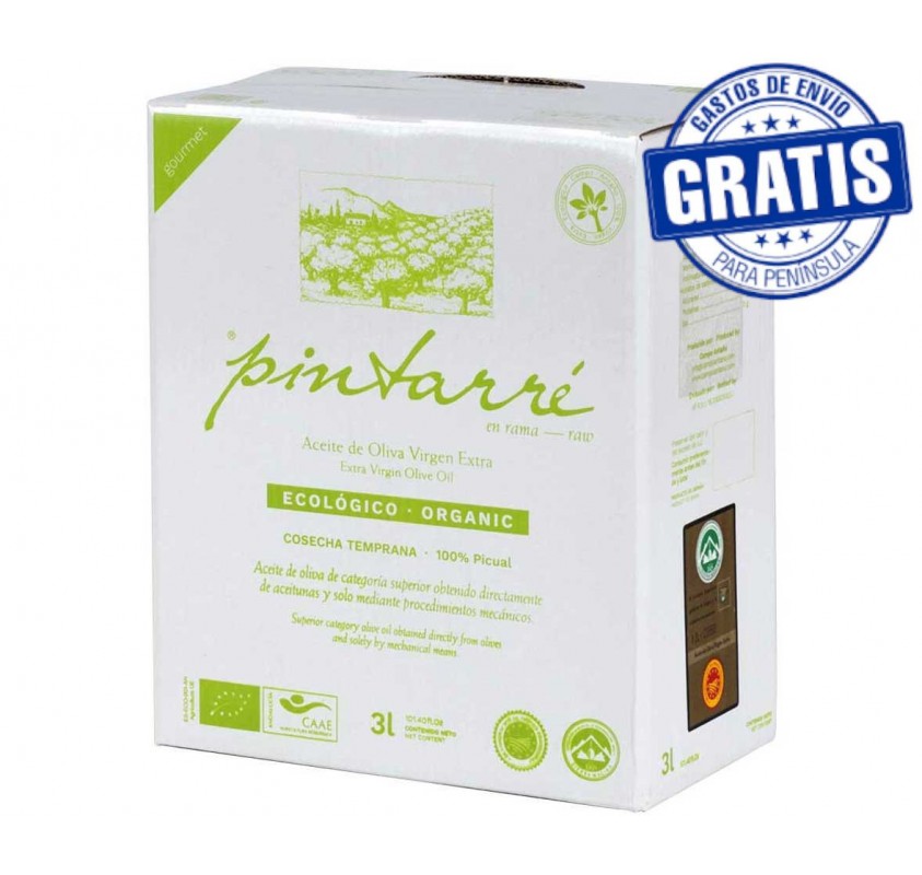 PINTARRÉ EN RAMA. BOX OF 2 BAG IN BOX OF 3 LITERS.