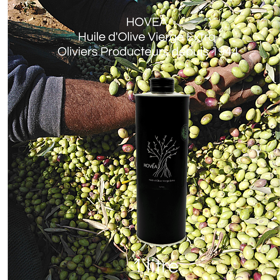 Extra Virgin Olive Oil, Chemlali Variety, 1 Liter, Metal Can