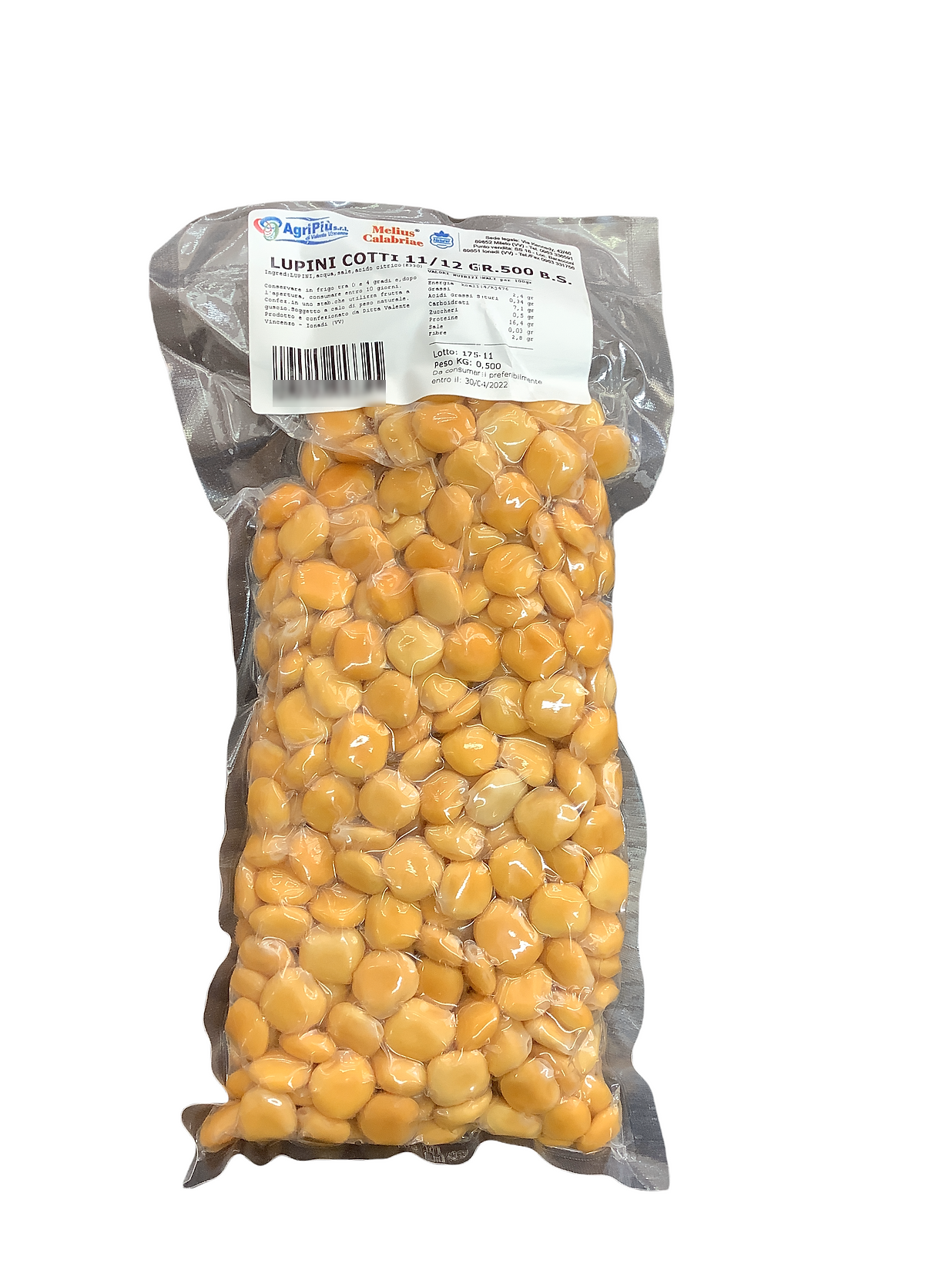Cooked Lupini Beans 11/12 10 pcs x 1kg