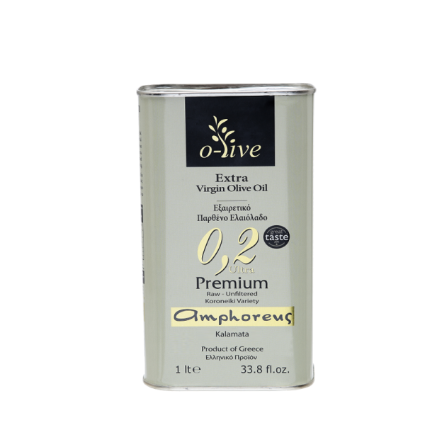 Premium extra virgin olive oil 1lt tin can