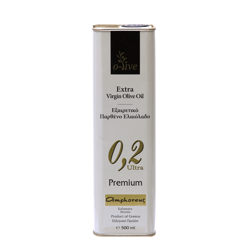 Premium extra virgin olive oil 500ml - tin can