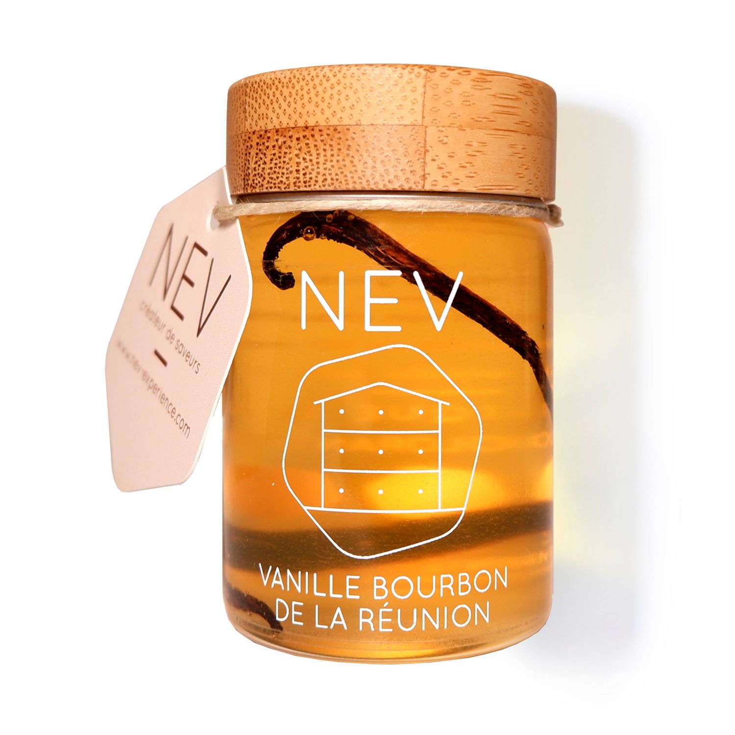 Acacia honey infused with Reunion bourbon vanilla 125 g