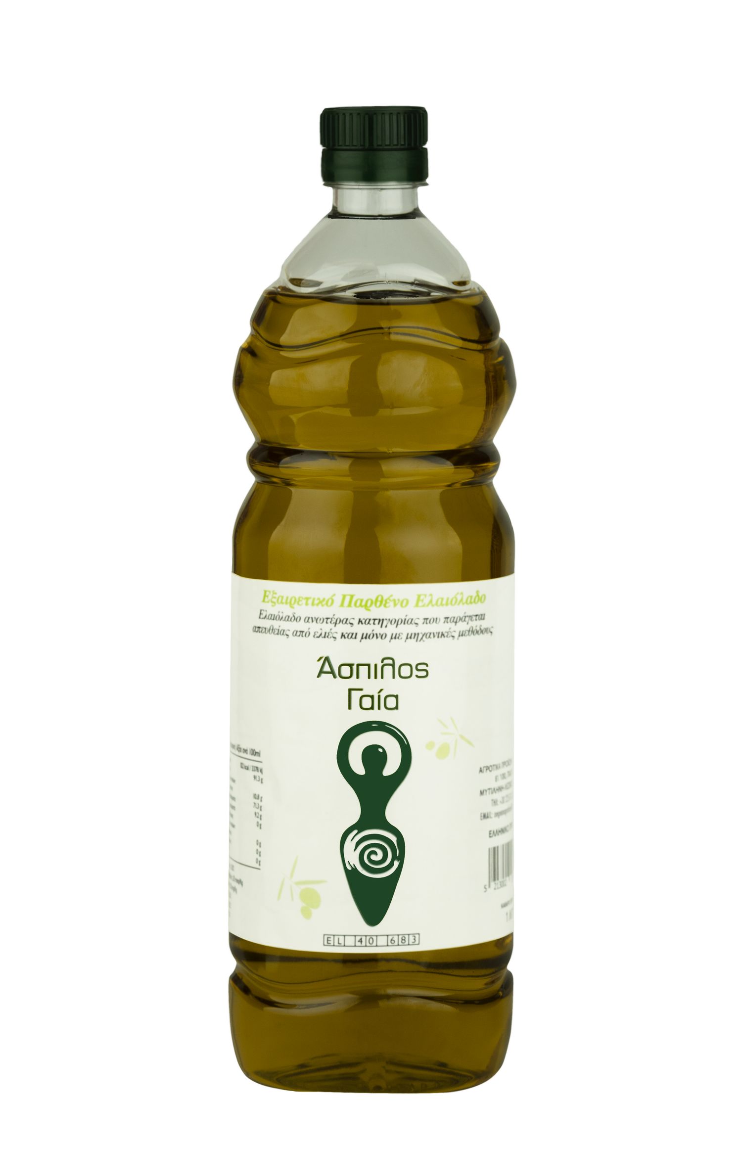ASPILOS GAIA Extra Virgin Olive Oil in 1lt PET Bottle