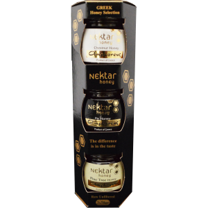 ORGANIC NEKTAR HONEY MINI PACK 3 X 50gr