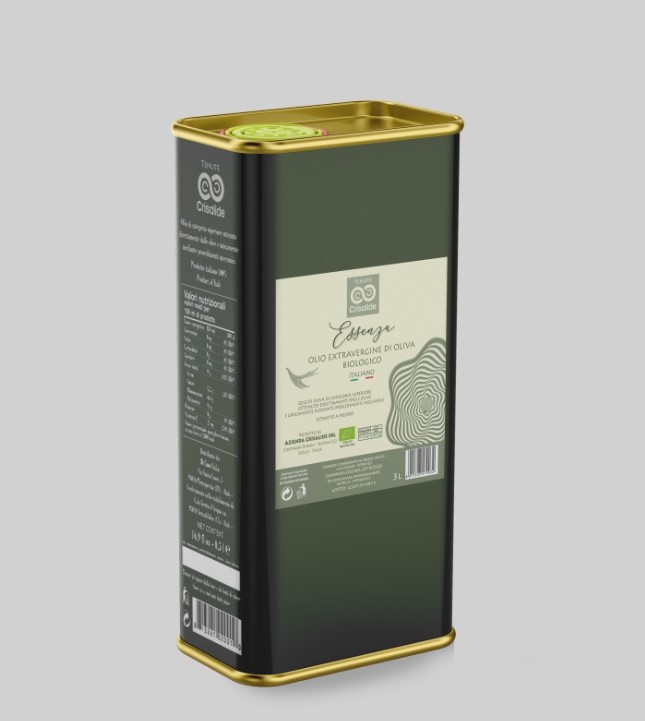 Essenza - Organic Italian extra virgin olive oil - Tin 3L