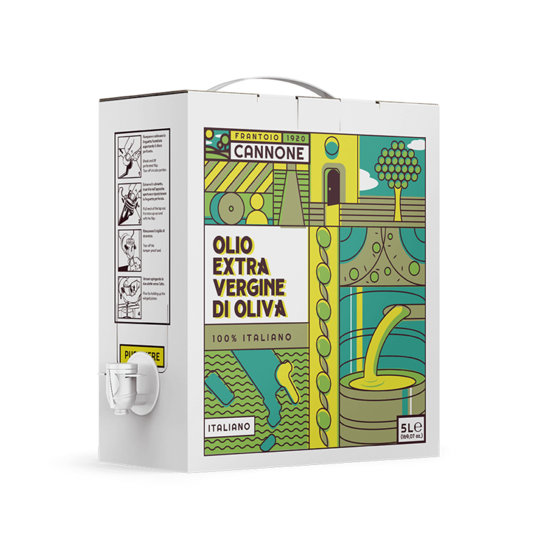 Extra Virgin Olive Oil - 5L Bag in box – 100% Italian