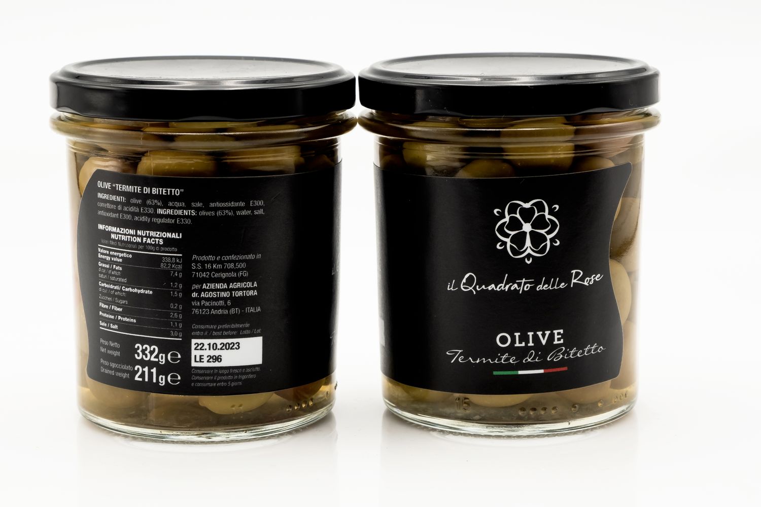 Olives in brine "Termite di Bitetto" 332 g
