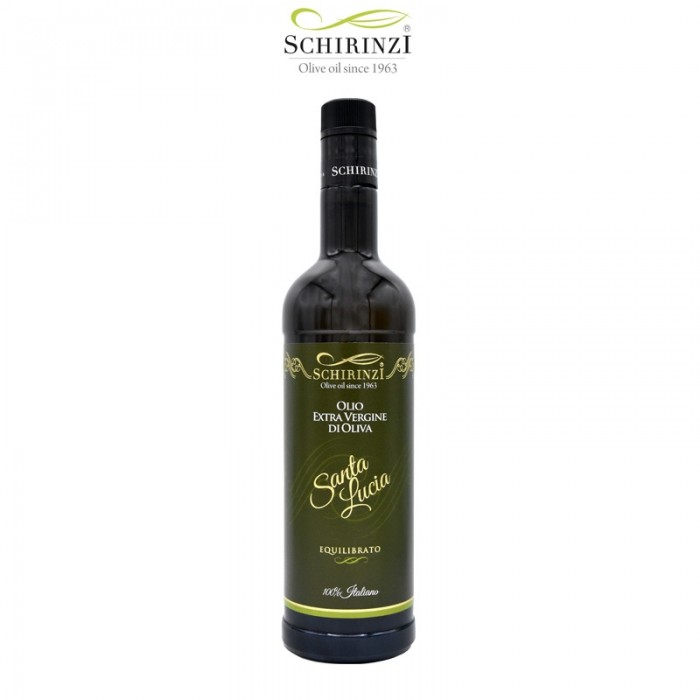 Santa Lucia Extra Virgin Olive Oil - cold pressed - balanced category - Bottle 0,75 L