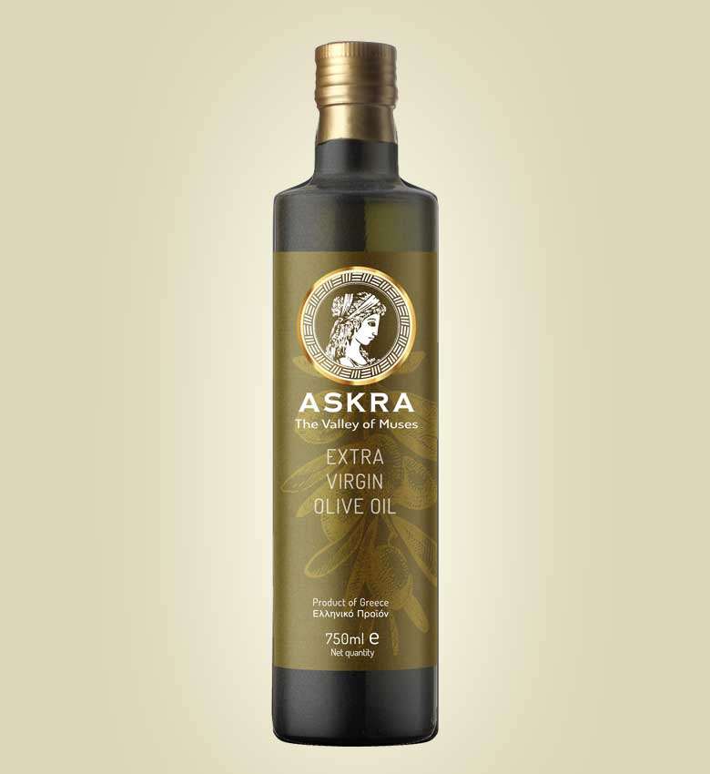 Askra The Valley of Muses Ultra Premium Extra Virgin Olive Oil 750ml Monovarietal Megaritiki