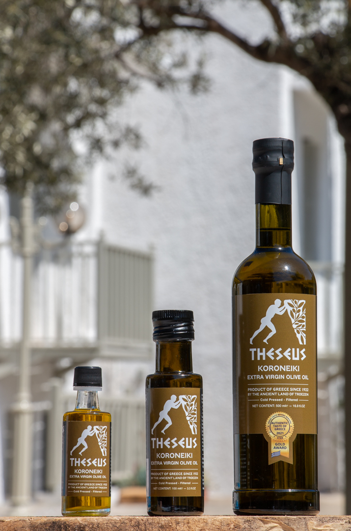Organic Extra Virgin Olive Oil , KORONEIKI Variety 50ml glass bottle