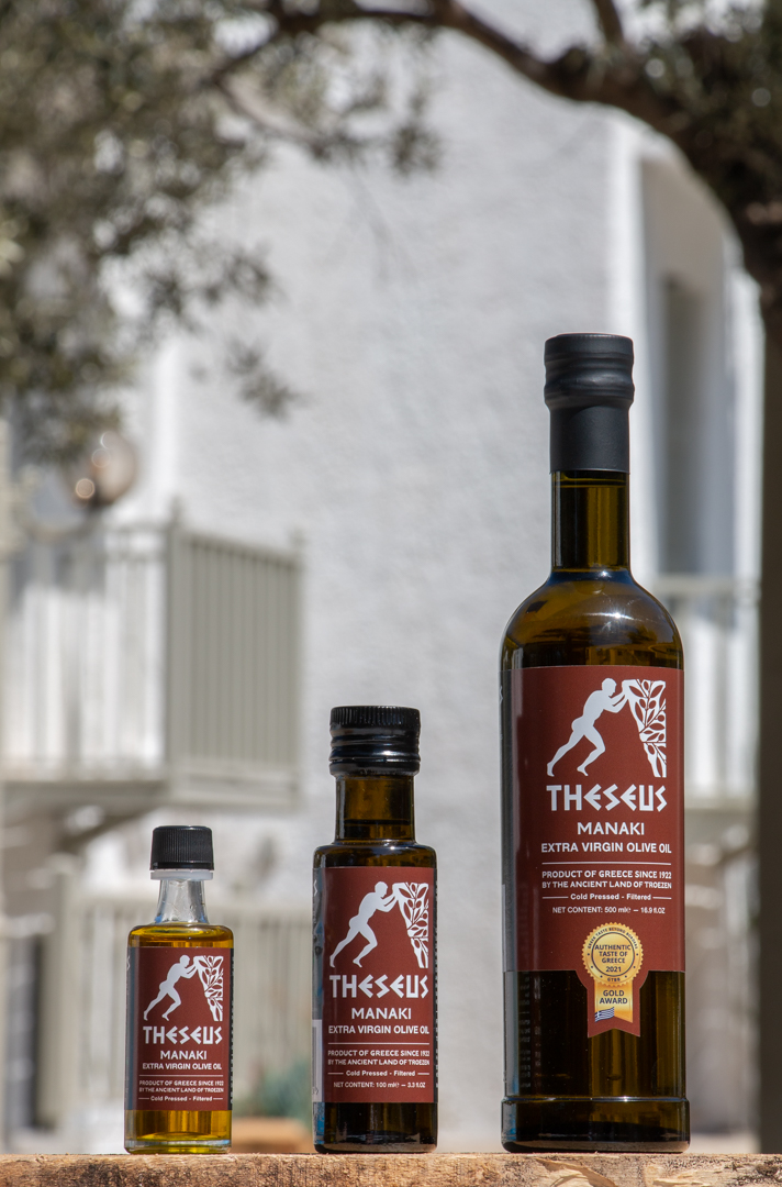 Organic Extra Virgin Olive Oil, MANAKI Variety 1L glass bottle
