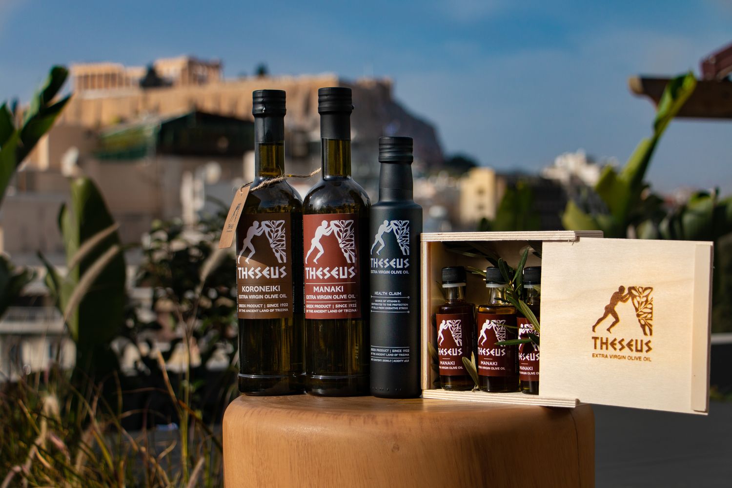 Wooden GIFT Box - 3 x 50ml MANAKI/KORONEIKI Variety