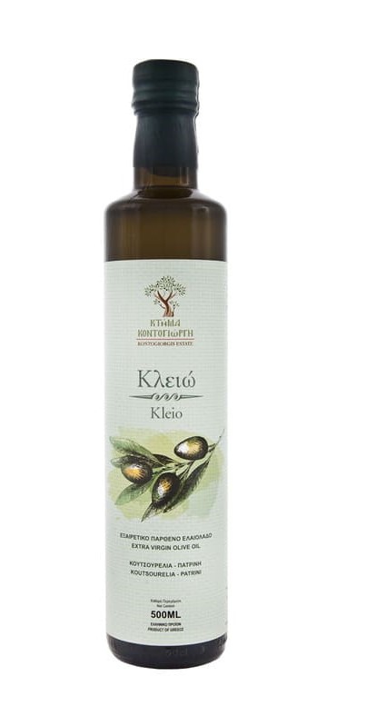 Extra Virgin Olive Oil "KLEIO" variety "Koutsourelia-Patrini", 500ml - Normal Harvest