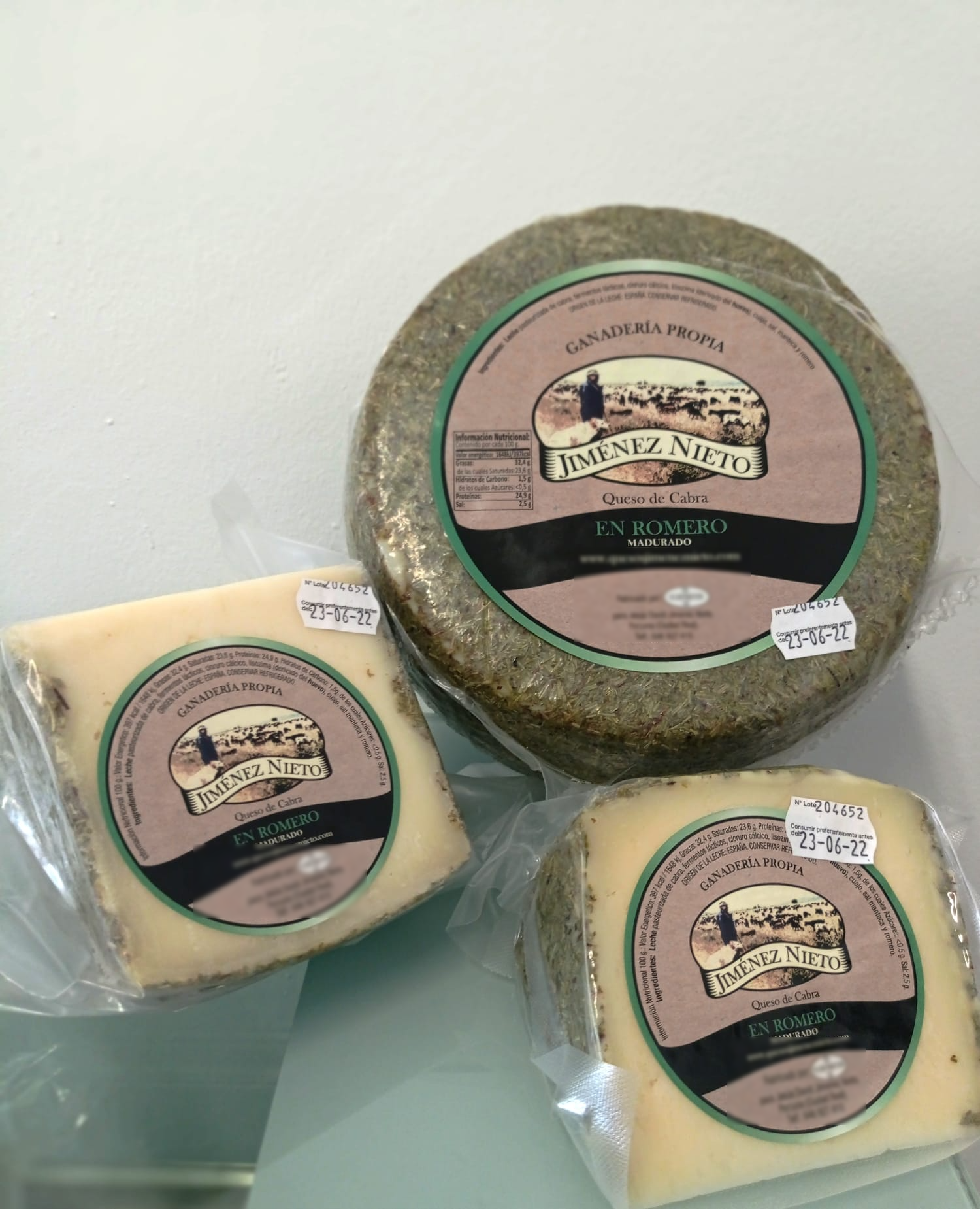 Cheese with Rosemary JIMENEZ NIETO 1,600 kg