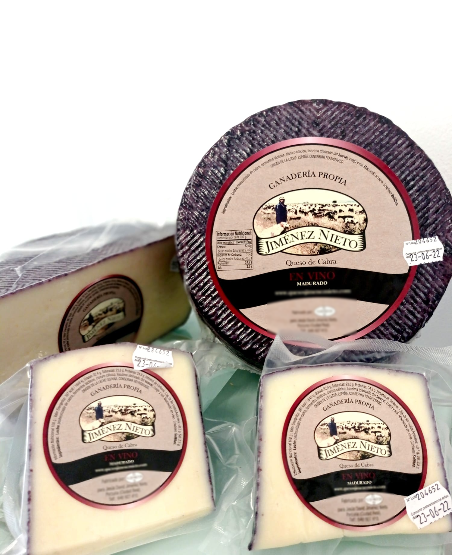 JIMENEZ NIETO Wine Cheese 0,800 Kg.