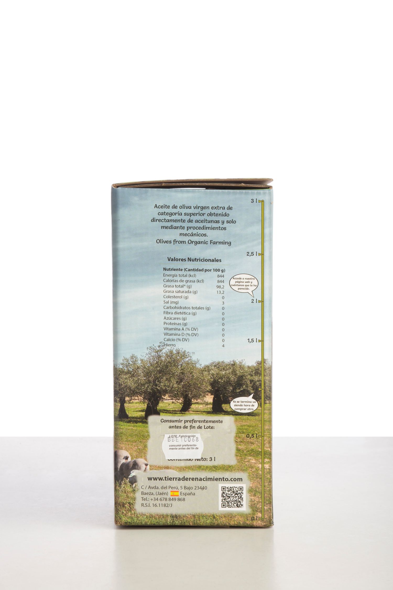 Organic Extra Virgin Olive Oil Early Harvest (Bag in Box 3 l)