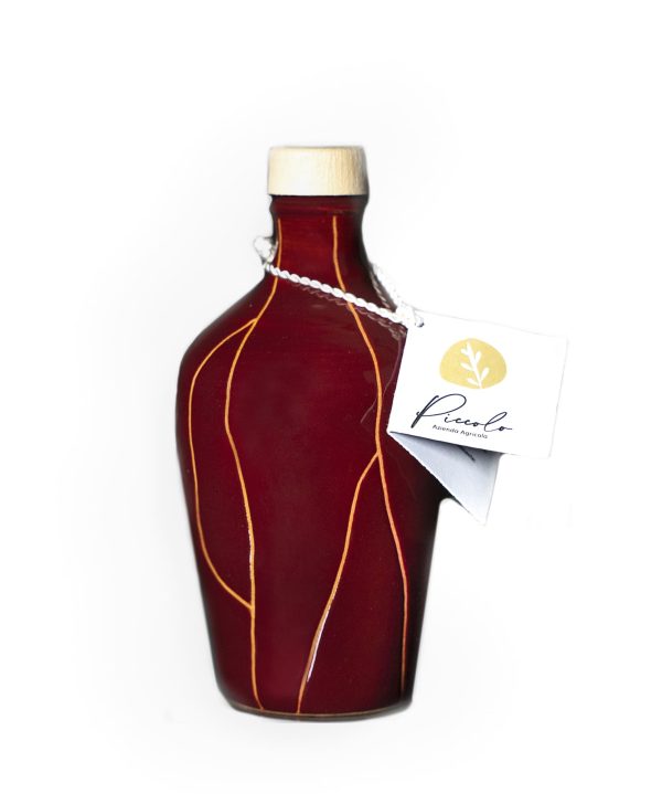 Extra Virgin Olive Oil 250Ml - in Red Orcio Vase