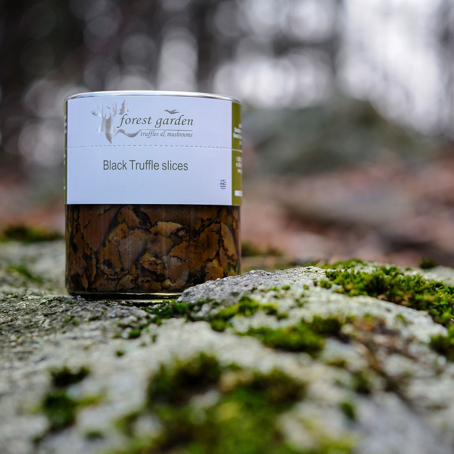 Black truffle slices in extra Virgin Οlive Οil 500g