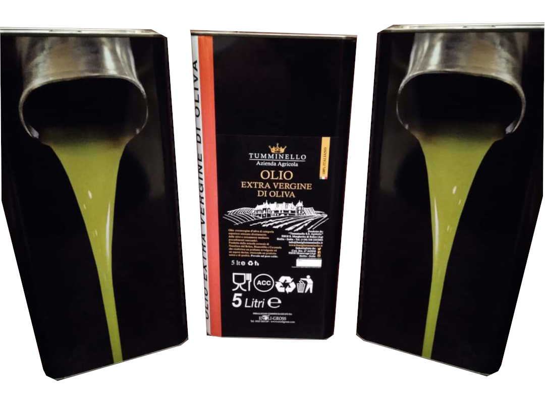 Extra Virgin Olive Oil 100% Sicily 2023/2024 - 30 liters (6 metal cans of 5 liters)