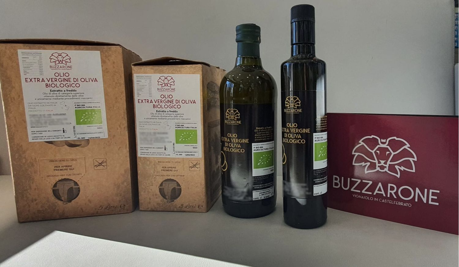 Extra Virgin Olive Oil - Bag In Box 3lt